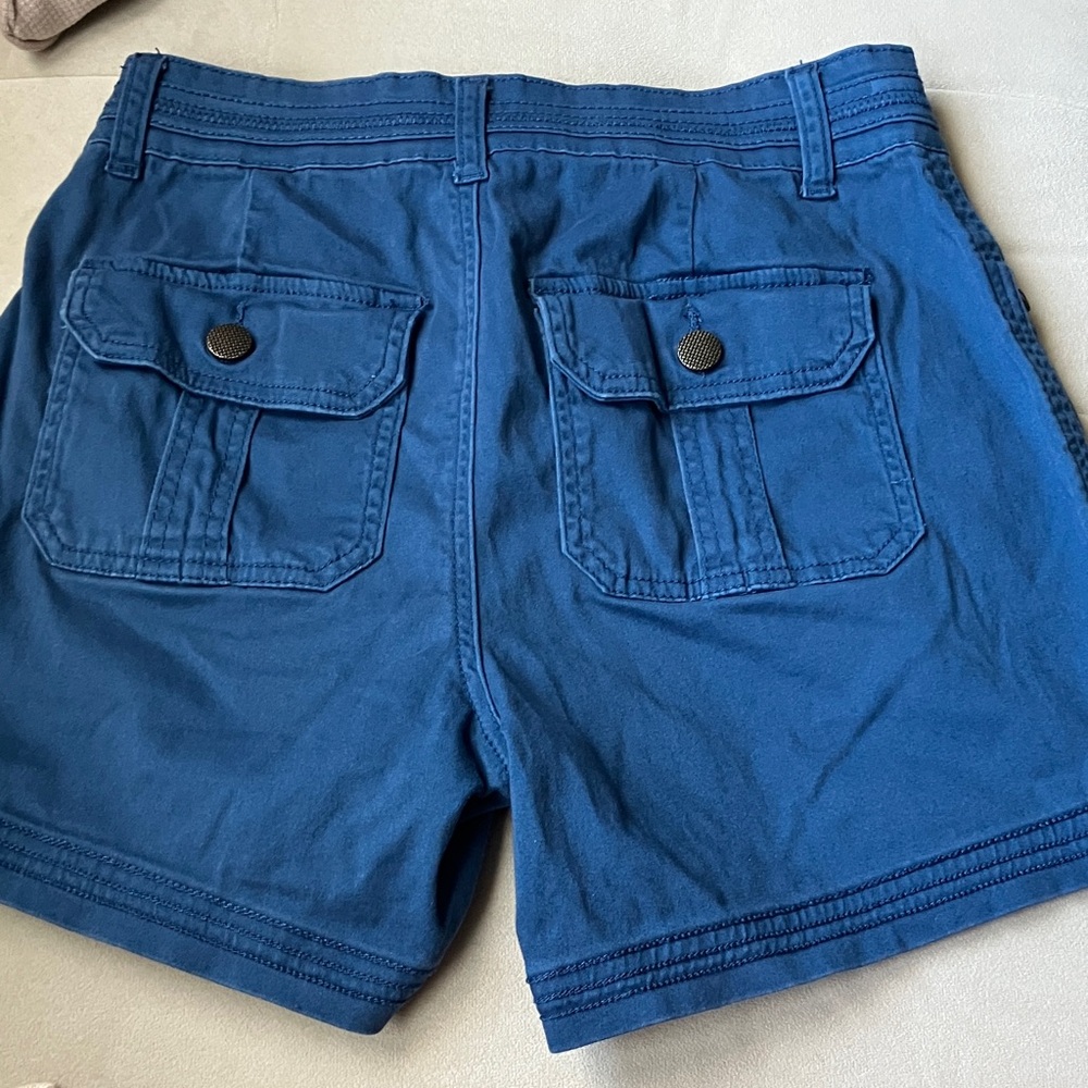 one 5 one Women's Royal Blue Cotton  Shorts - Picture 5 of 9